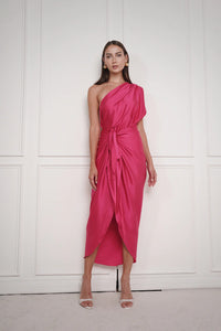 Pink knot dress